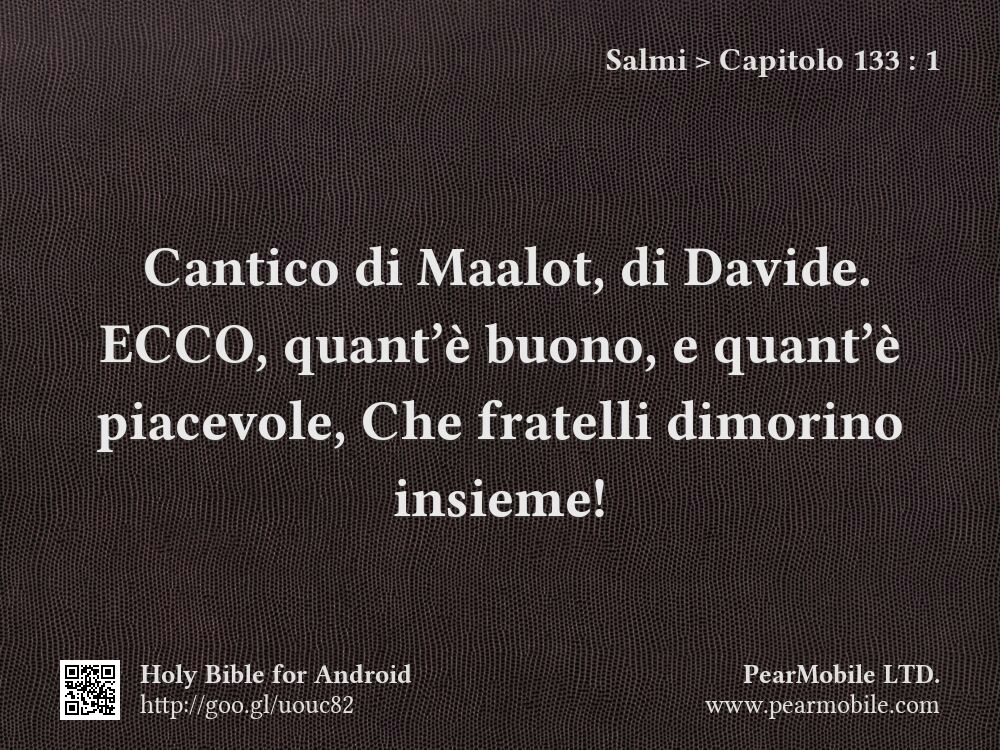 Salmi, Capitolo 133:1